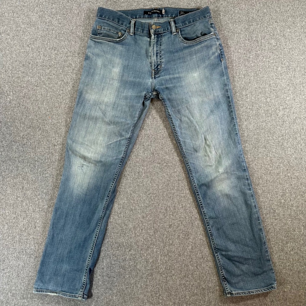 Banana Republic Jeans Mens 32x30 Slim Fit Etroit Blue Stretch Denim Medium Wash - Picture 1 of 10